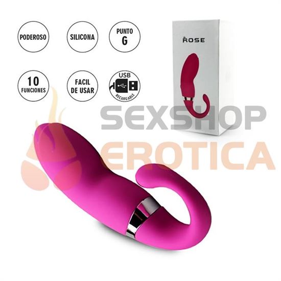 Volans Vibrador de punto G con estimulacion de clitoris